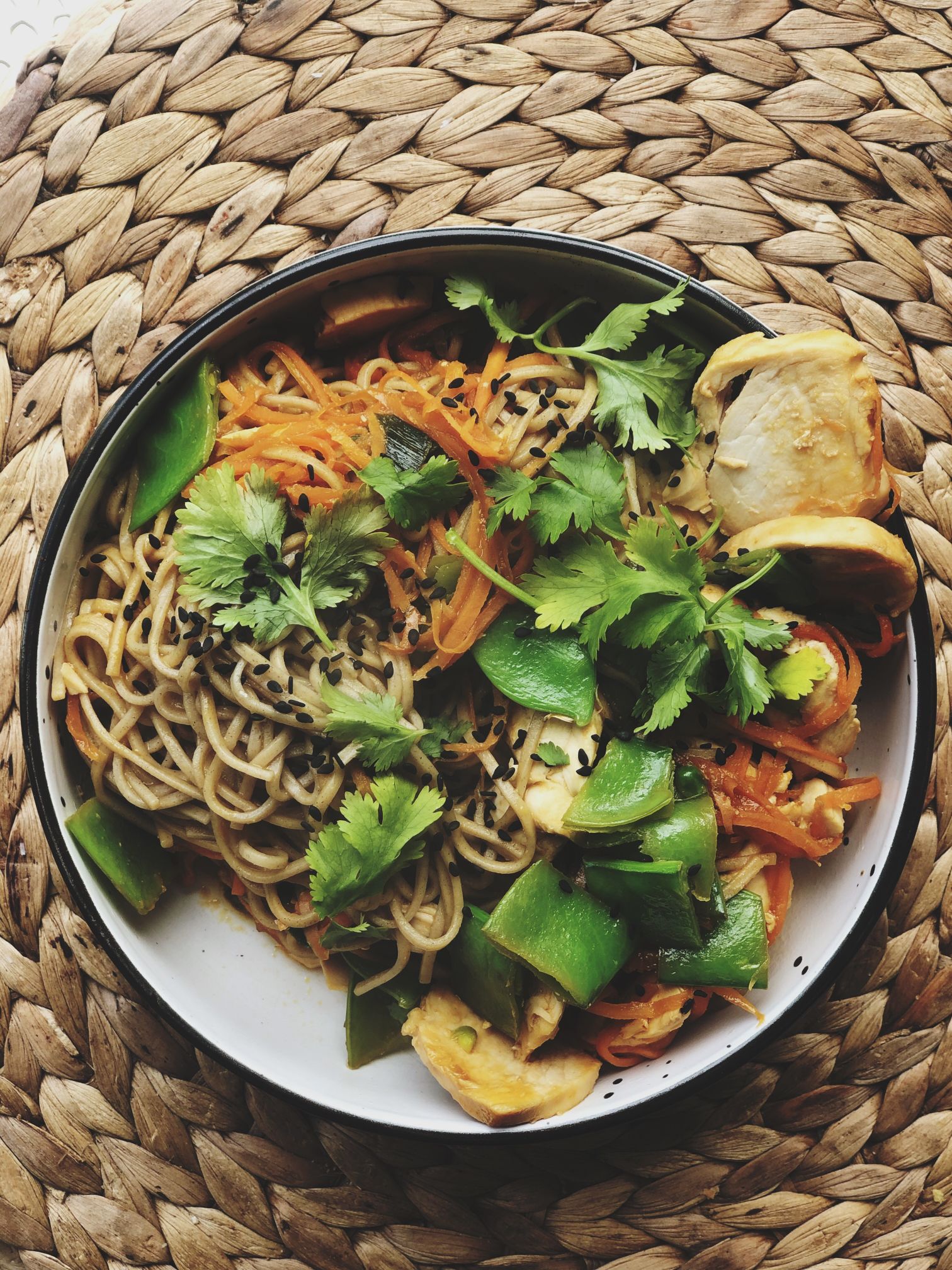 Healthy Miso Soba Noodle Salad 23w